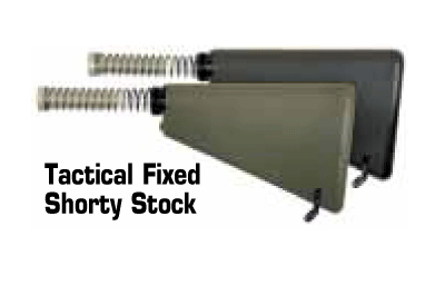 Tactical Fixed Shorty Stock Black